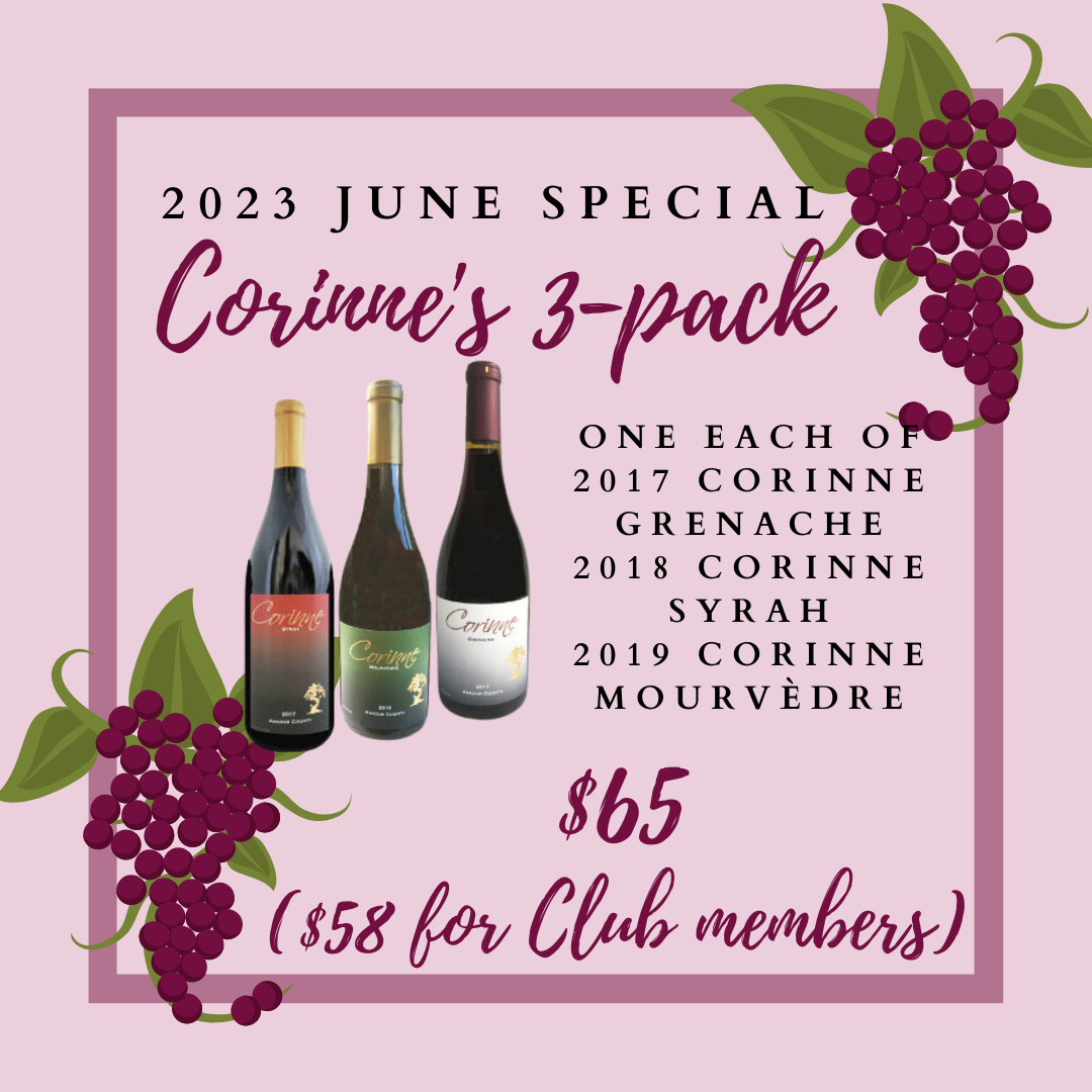 2023 June Special - 3-Pack of Single Varietals - Wine Tree Farm